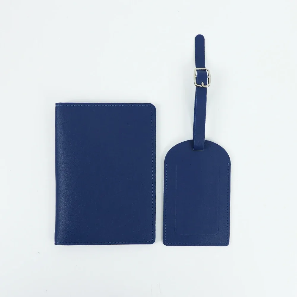 étiquette bagage cuir pu marron jaune gris noir bleu blanc violet personnalisation voyage documents identification