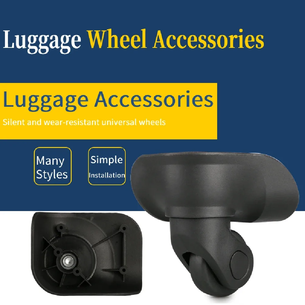 roues universelles pour valises a35, a38, a52, a53 (2 ou 4 pièces) – accessoires de réparation silencieux pour bagages de voyage