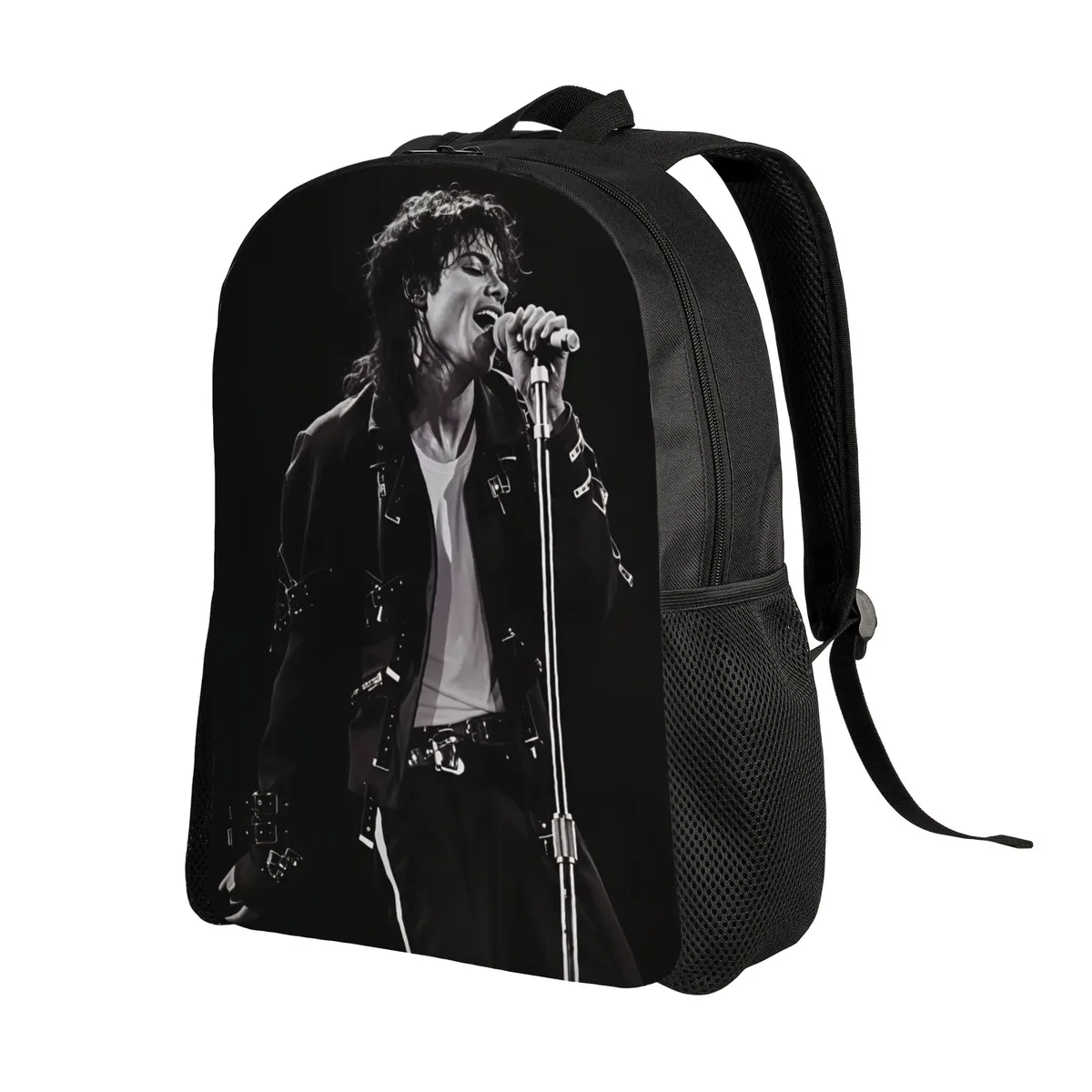 sac à dos michael jackson king of pop mj, sacs à dos élégants pour étudiants, unisexe, respirant, pour l'université et le lycée, sac à dos design