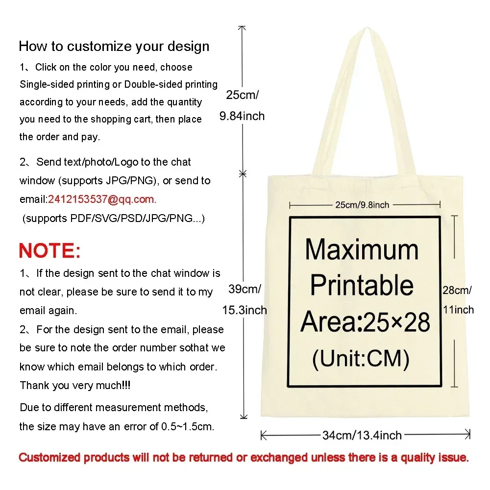 ajouter votre logo sac fourre-tout en toile personnalisable grands sacs à main de créateur pour femmes sacs à provisions pour l'épicerie tissu de shopping