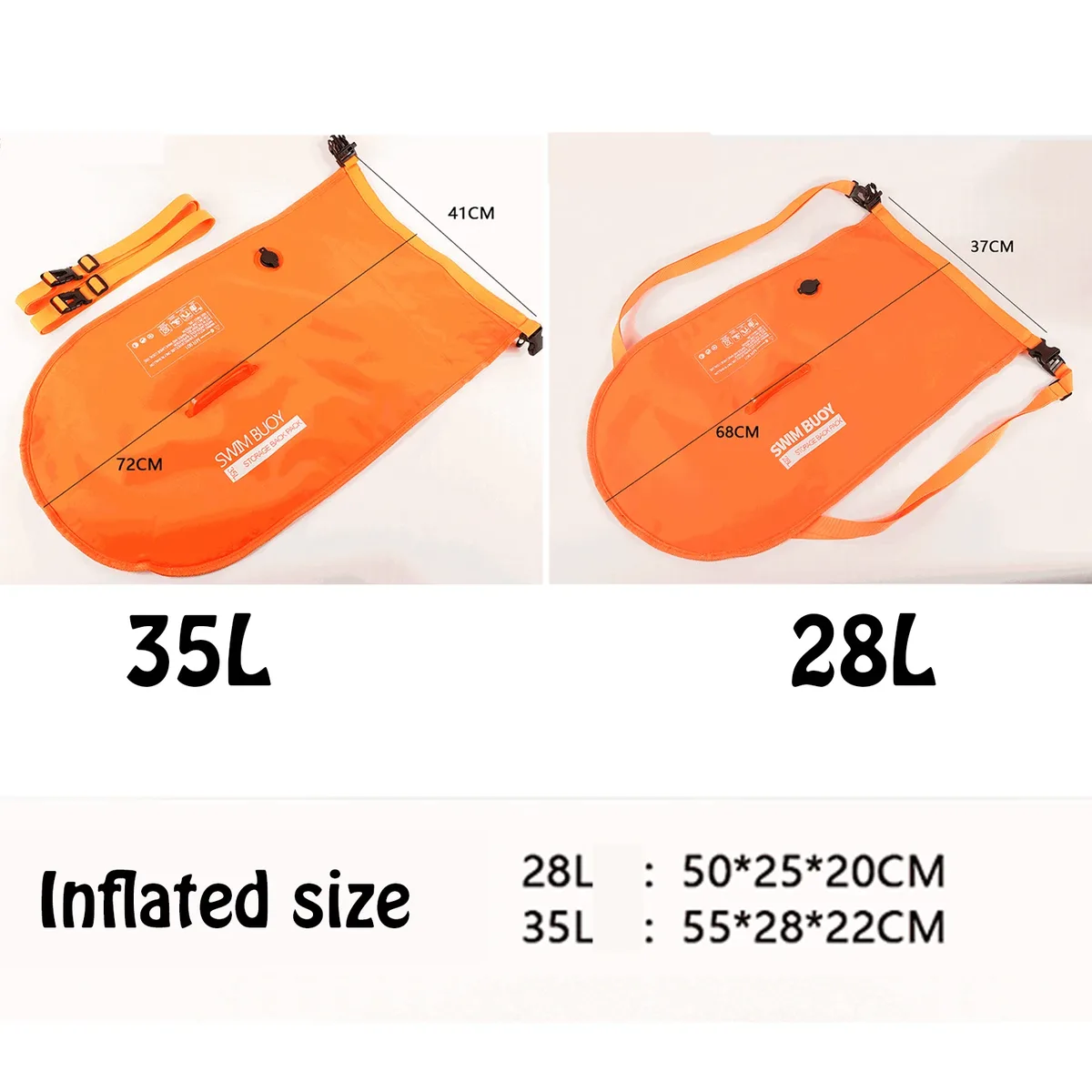 sac à dos étanche 28/35 l pour camping, randonnée, natation, rafting, kayak, randonnée fluviale, pêche, sac à eau en plein air