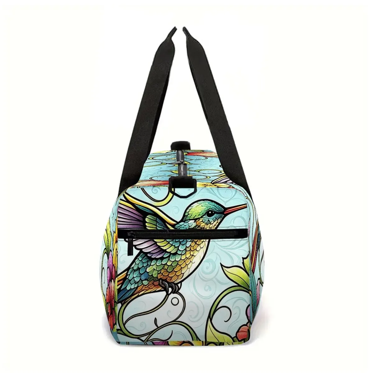 sac de voyage scolaire à motif d'oiseaux et de chats, grande capacité, sac à bagages plat 2d, dessin animé, meilleur cadeau pour garçons et filles, style tendance