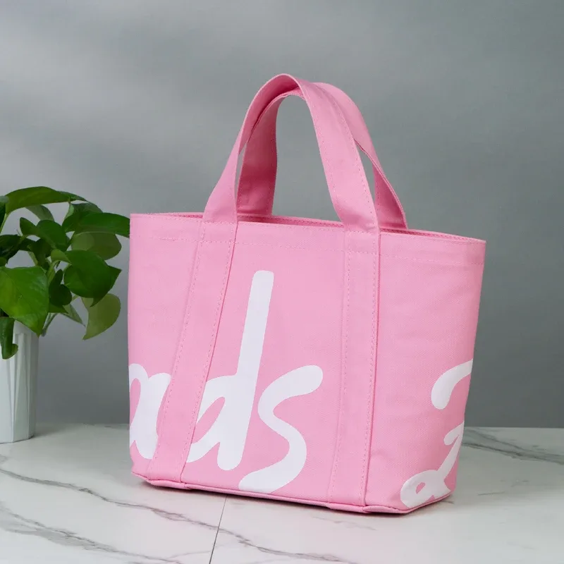 sac fourre-tout en toile pour femme de marque tendance, petit sac à main en coton pour femme