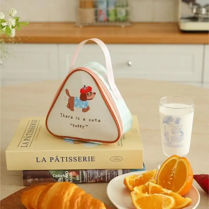 sac fourre-tout isotherme à motif de dessin animé mignon, sac à main thermique réutilisable, conteneur de stockage alimentaire pour enfants, femmes, école, travail, pique-nique