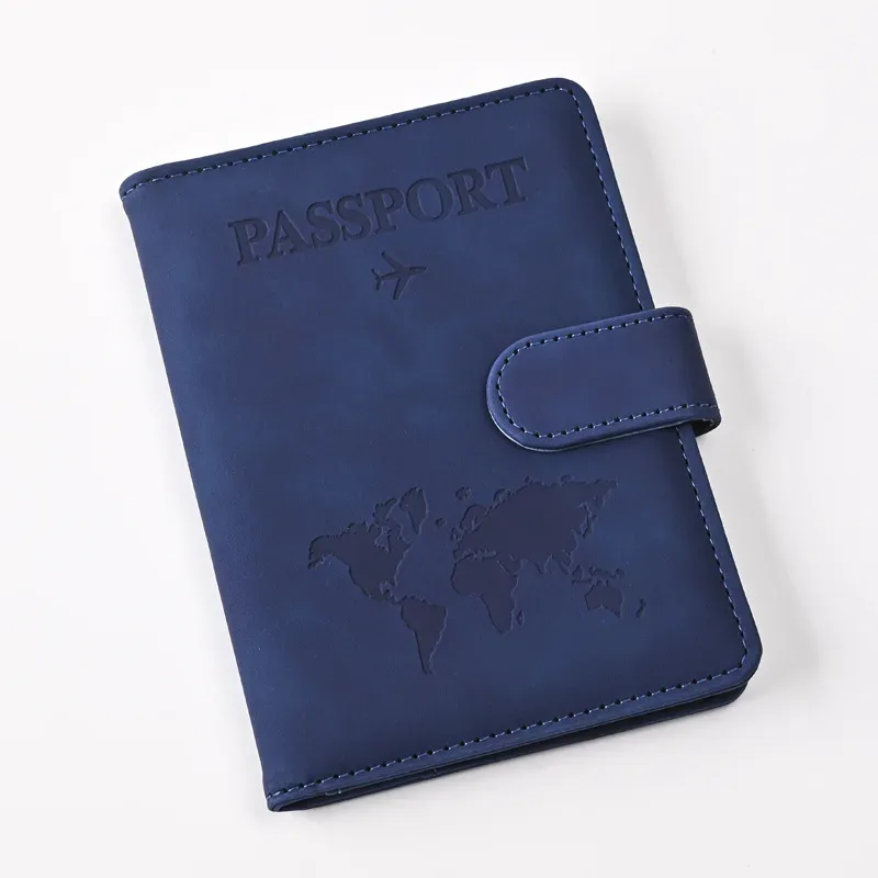 couvertures de passeport pour femmes et hommes, porte-passeport avec lettres imprimées, clips pour billets de vol, porte-carte de crédit bancaire, organisateur de voyage pour passeport