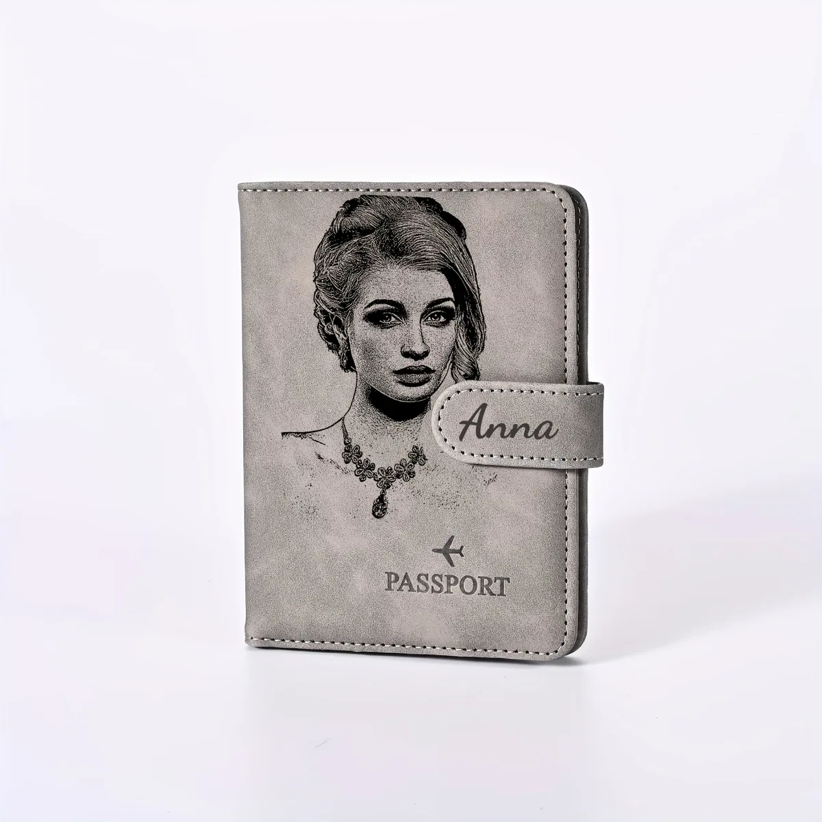 porte-passeport personnalisé avec photo, housse de passeport, pochette pour documents, étui de passeport nouveau style, porte-passeport chat/chien, accessoires de voyage
