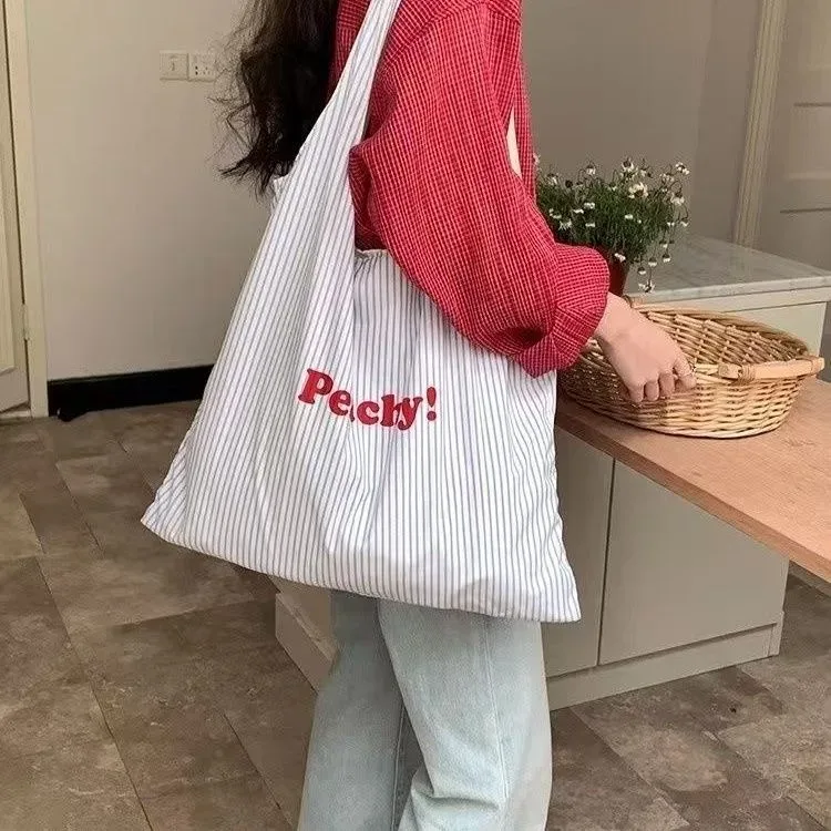 style paresseux, sac fourre-tout polyvalent à carreaux, sac à main à une épaule pour fille artistique pour classe, sac de shopping pour sortir