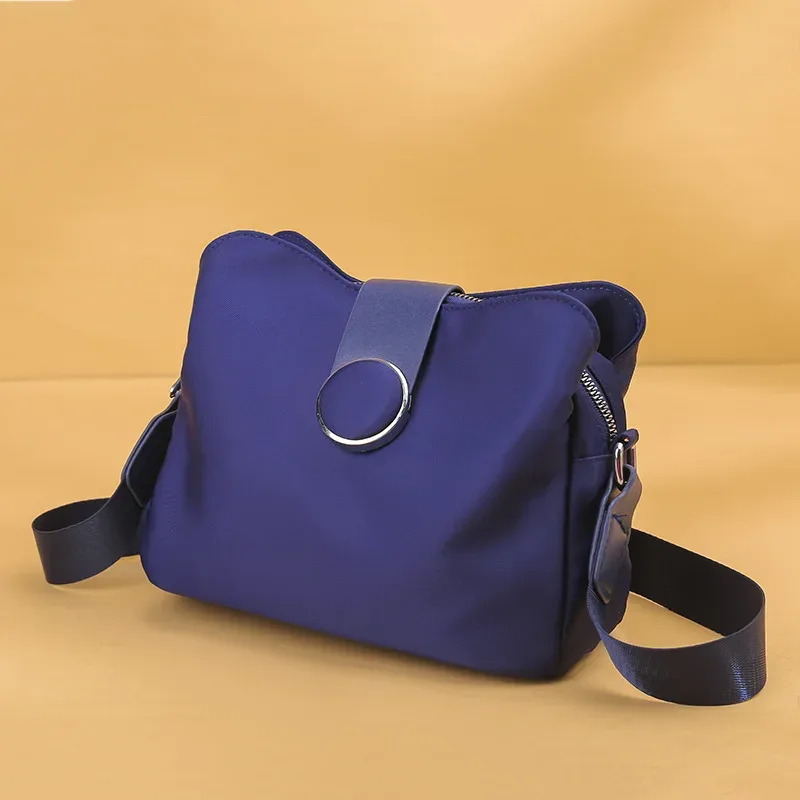 sac à bandoulière vintage en nylon imperméable pour femmes, sac à bandoulière sauvage simple, sacoche quotidienne, sac à main de voyage pour dames