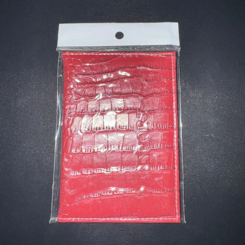 portefeuille de voyage unisexe en cuir pu à motif crocodile, porte-passeport, porte-cartes d'identité, porte-cartes de crédit, organiseur de documents portable