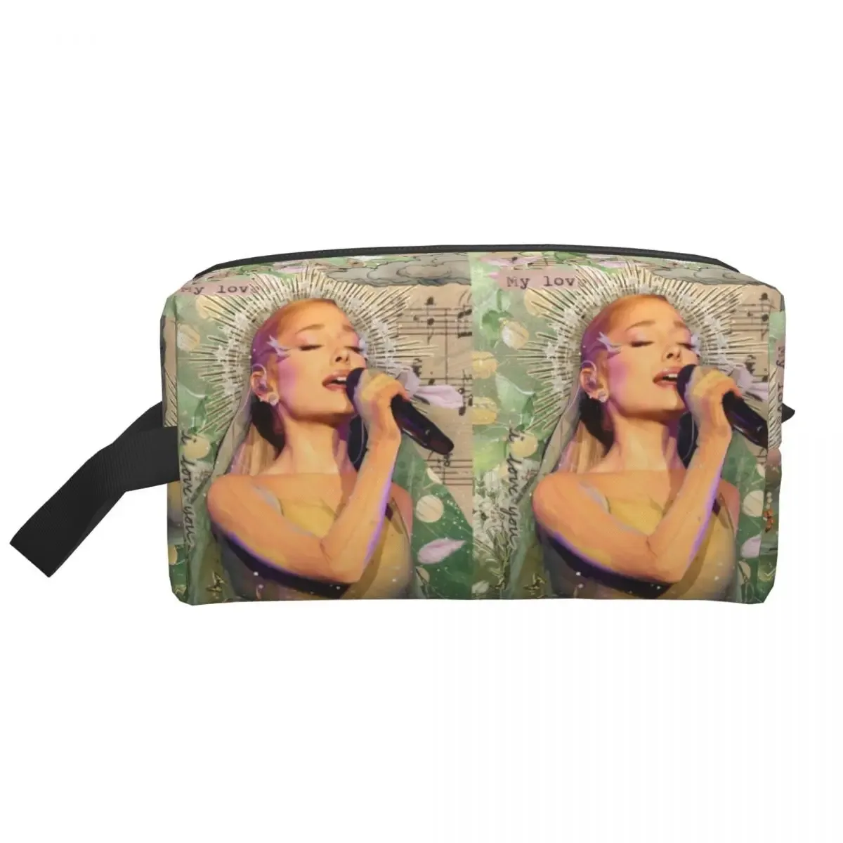 trousse de maquillage ariana grande, organiseur de cosmétiques, trousse de toilette, trousse de beauté pour femmes, trousse de voyage, trousse à crayons