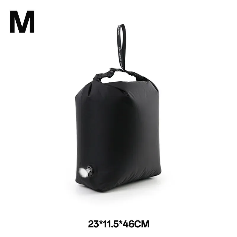 sac de compression sous vide pour bagages, sac de rangement sous vide réutilisable sans pompe, gain de place à 70%, sac d'emballage scellé pour vêtements de voyage étanche