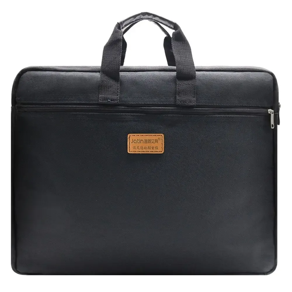 oxford tissu a4 portable fichier sac fermeture éclair fichier organisateur a4 fichier dossier mallette d'affaires multi-couche documents sac étudiant