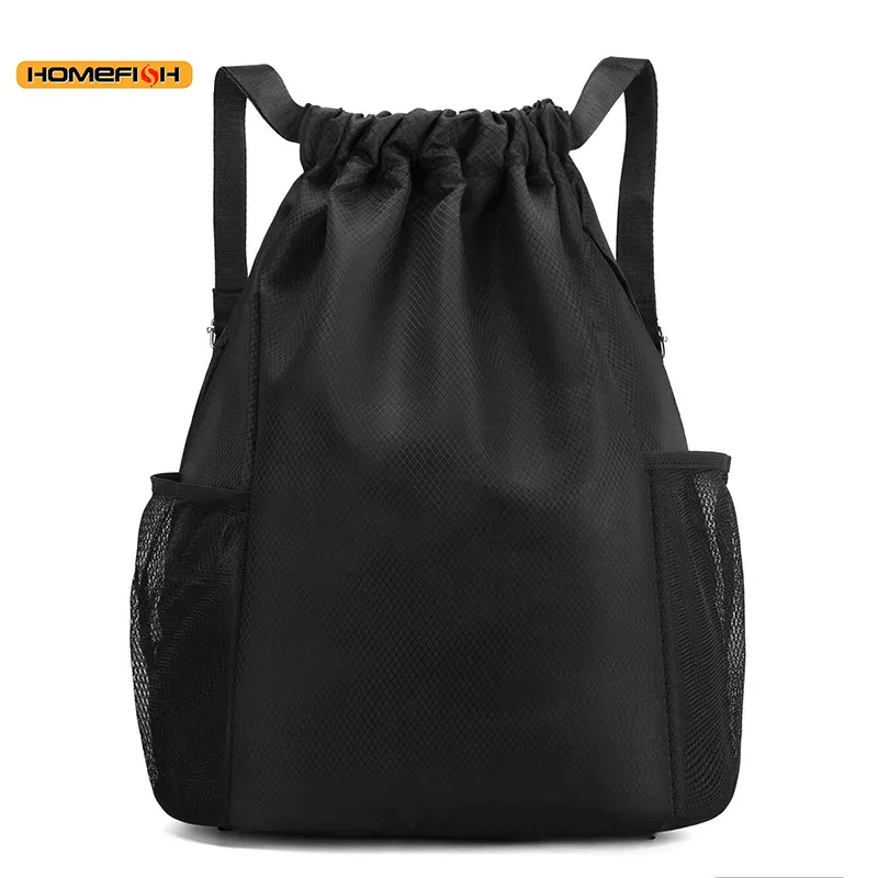 sac à dos à cordon homefish sports, grande capacité, sac de sport pour la gym, la natation, la plage, le basketball, les voyages et les activités sportives en plein air.