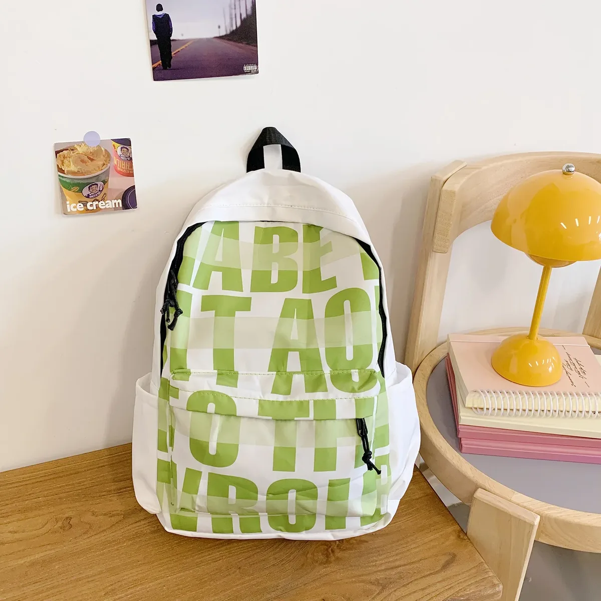 sac à dos scolaire pour femmes, sac à dos tendance avec une grande capacité, adapté aux activités quotidiennes et aux voyages