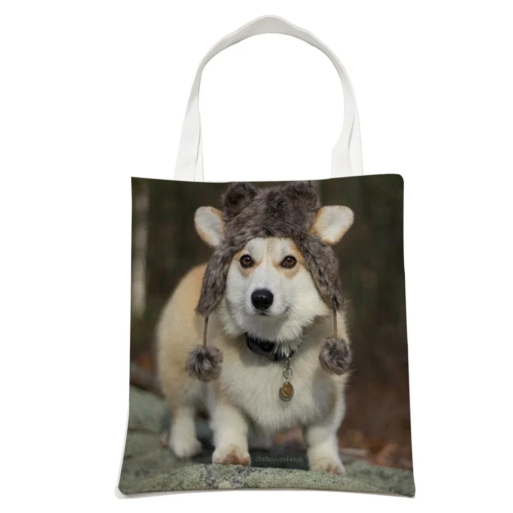 sac fourre-tout personnalisé pour femmes, avec logo imprimé, personnalisé de vos images, sacs à bandoulière de shopping en toile à la mode, livraison directe