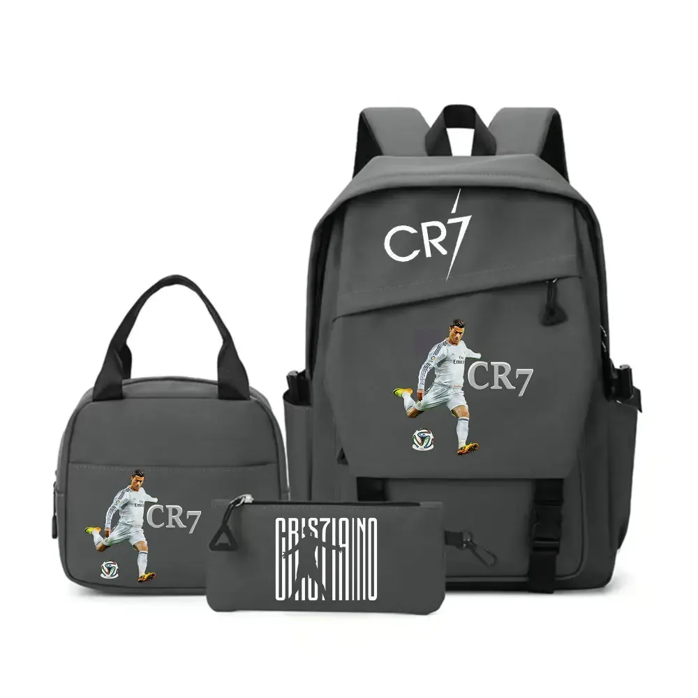 sac à dos cr7 pour étudiants, femmes et hommes, sac à dos tendance pour ordinateur portable, sac à dos quotidien pour adolescents, sac messager