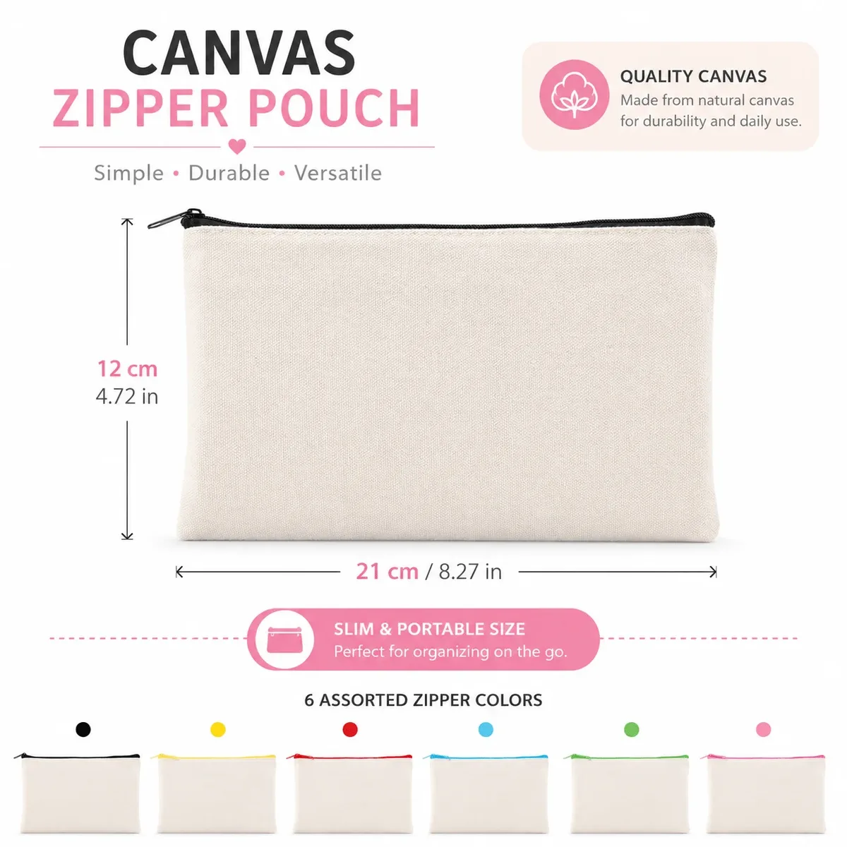 trousse toilette toile multicolore zips variés organisation cosmétiques maquillage voyages essentiels quotidiens diy personnalisable