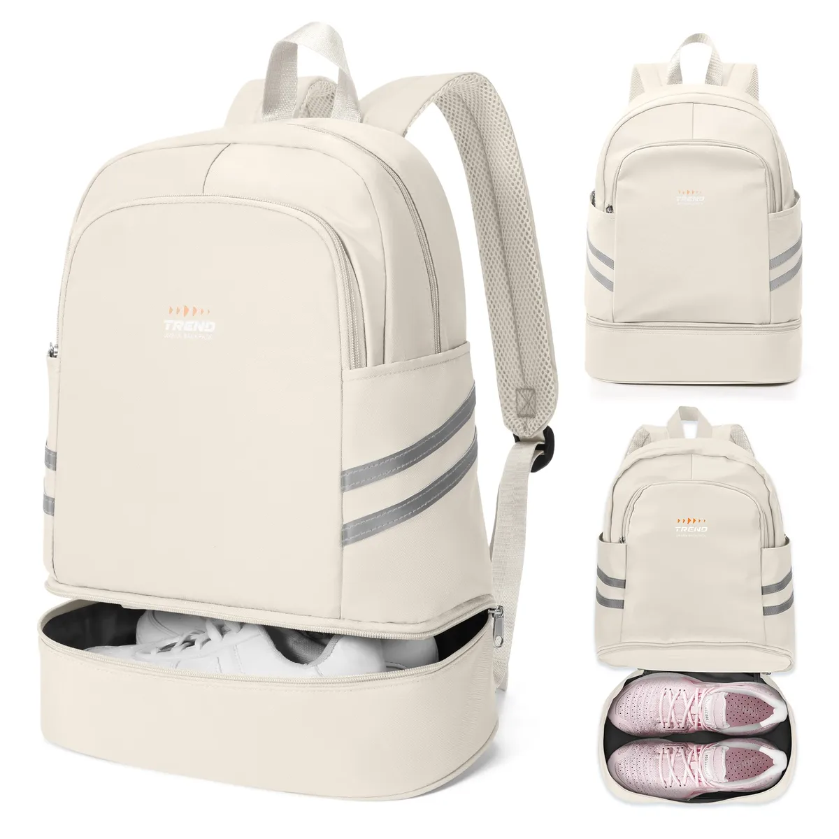sac à dos de gymnastique pour femmes avec compartiment à chaussures, sac à dos de voyage pour femmes, sac à dos de sport étanche, sac à dos de plage pour fitness et natation ﻿