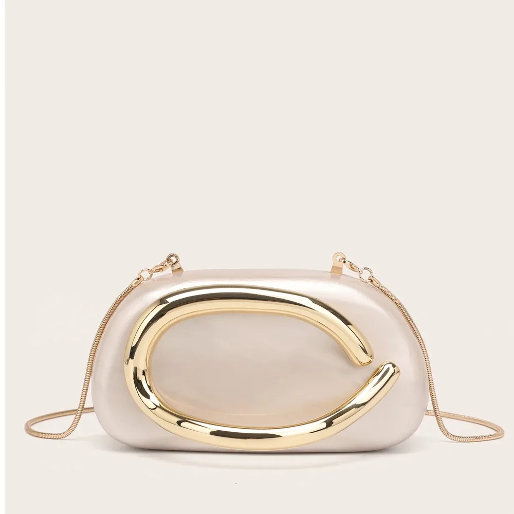 mode femmes sac à main mariée métal or femmes luxe soirée banquet pochette épaule mariage sac à main fête sac à bandoulière