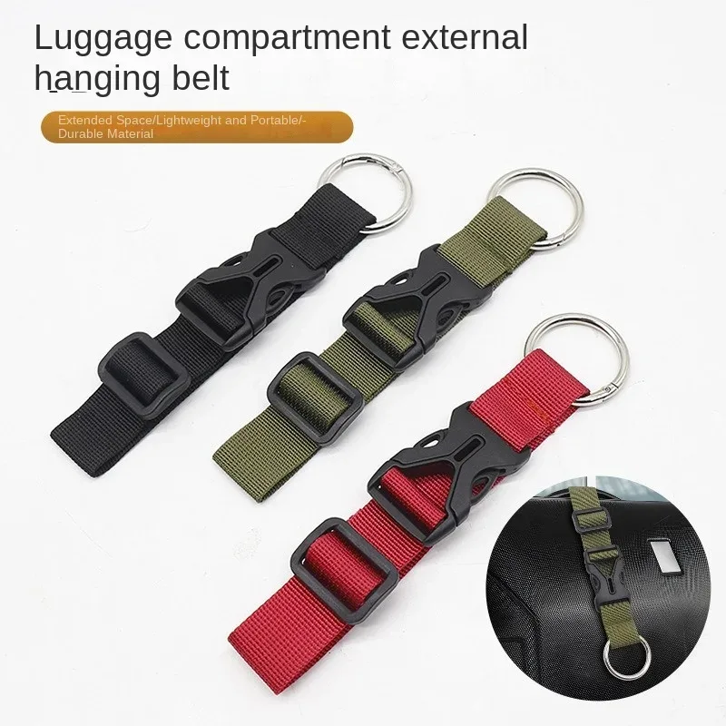 ceinture bagage nylon noir fonction résistante couleur pure unisex usage voyage transport sac dos
