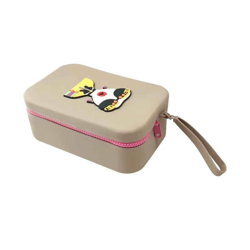 nouveau sac de voyage en silicone pour maquillage d'été, grande capacité, trousse de maquillage, sac organisateur de maquillage, trousse de toilette imperméable