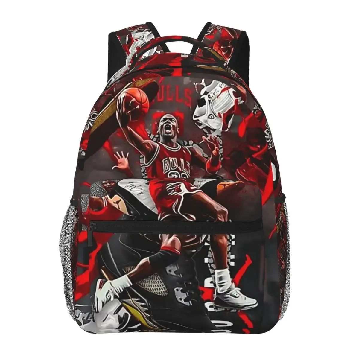 sac à dos de basket-ball j-jordan pour hommes et femmes, sac à bandoulière tendance pour étudiants et professionnels, 17 pouces