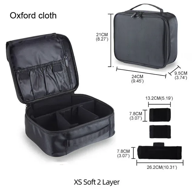 trousse de maquillage portable, boîte professionnelle, sac de rangement de maquillage, sac à cosmétiques étanche pour femmes pour voyage