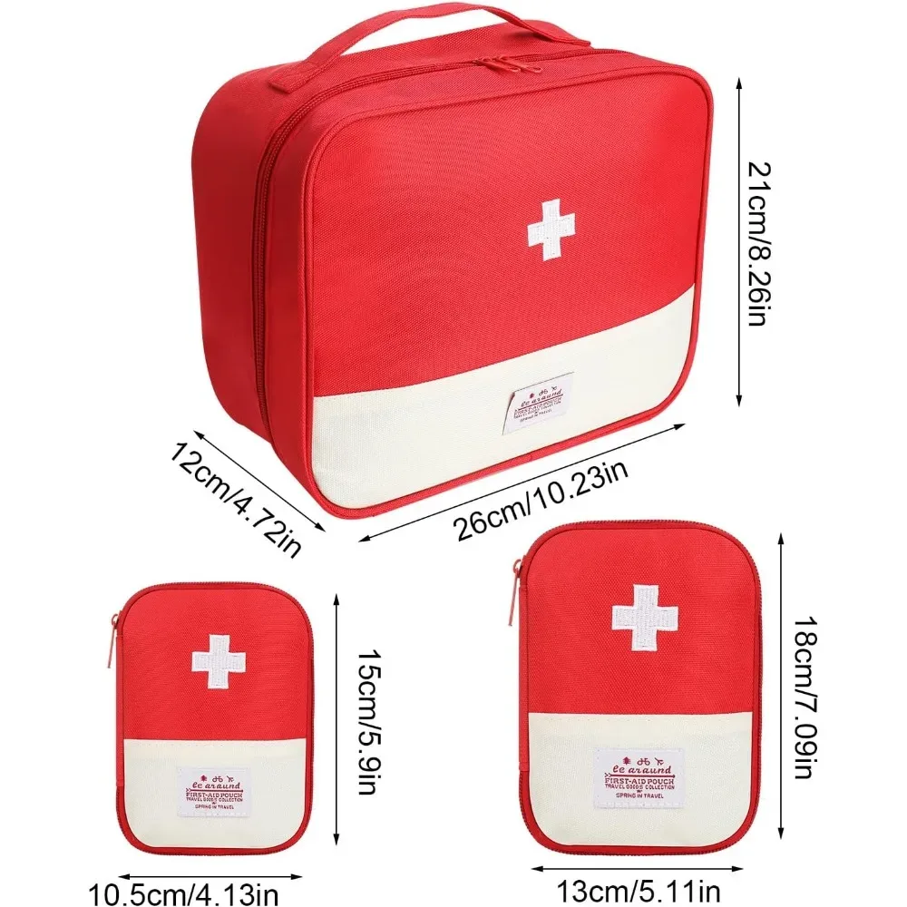 trousse médicale rouge croix blanche trousse premiere aide oxford université durable pratique voyage camping randonnée survie domestique
