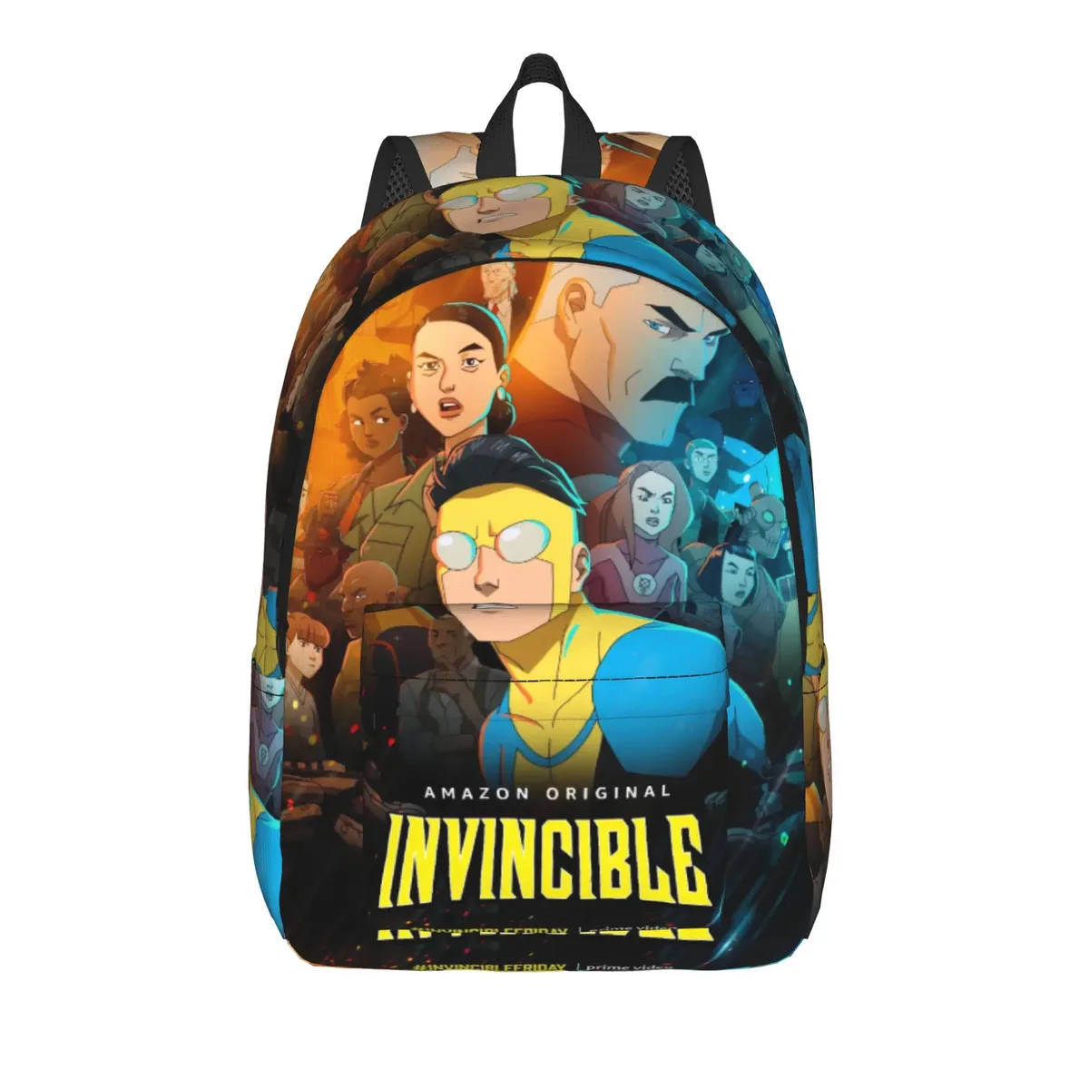 sac à dos invincibles comic fashion pour hommes et femmes, sac à bandoulière pour ordinateur portable, pour le sport, la randonnée, les voyages