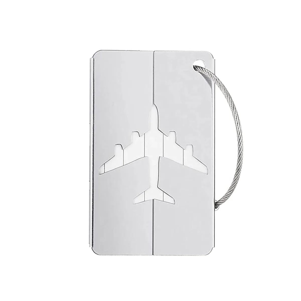 étiquette bagage métallique avion vert blanc orange kaki rose gris rouge argent violet bleu voyage identification