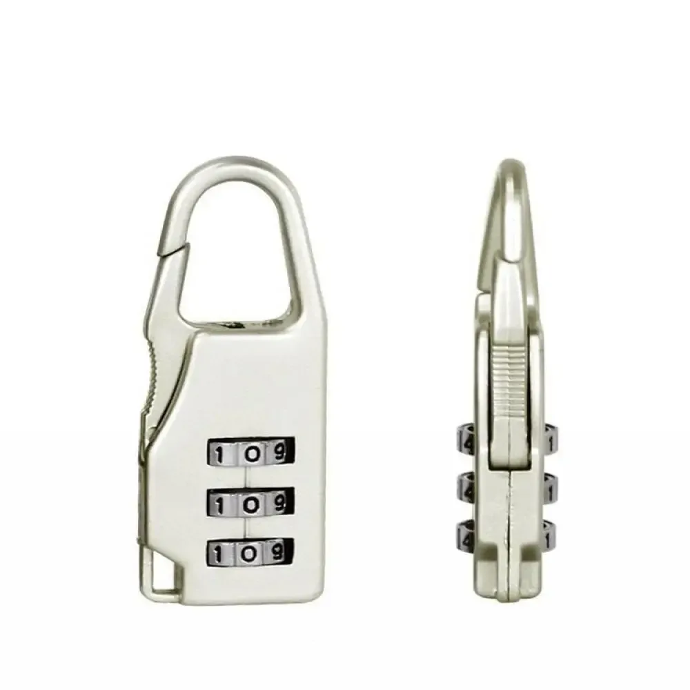 petit cadenas chic de haute qualité, valise pratique, sécurité des bagages, verrouillage par mot de passe, combinaison à 3 chiffres, accessoires de voyage