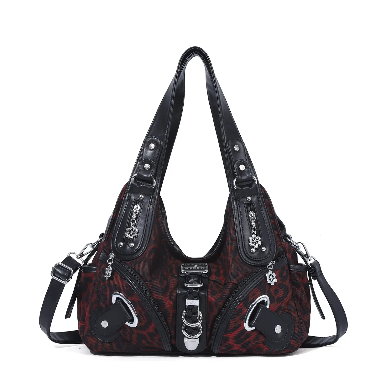 sacs à main pour femmes, grand sac à bandoulière pour femmes, sac à main à imprimé léopard, sac à main tendance, sac à bandoulière de type « dumpling », sac cabas, sac à main de style « hobo ».