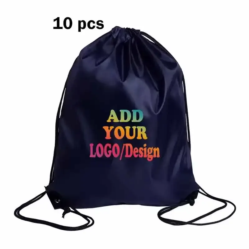 sac dos polyester personnalisable couleurs vives motif texte logo résistant eau usage sport voyage