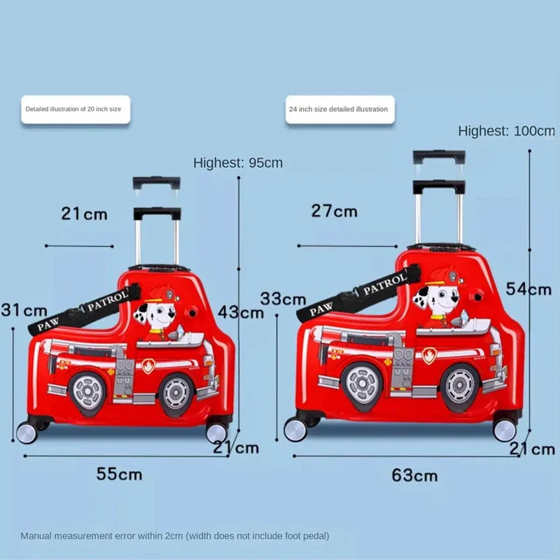 ko-ku 20 en effet enfants déterminer bagages peut s'asseoir et monter garçons bébé 24 pouces trolley cas enfants fille siège logie valise