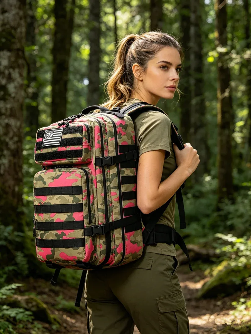 sac à dos tactique militaire elite 30l/50l, résistant à l'usure, durable, molle, sac de survie 3 jours, sac à dos de travail pour escalade en plein air, voyage