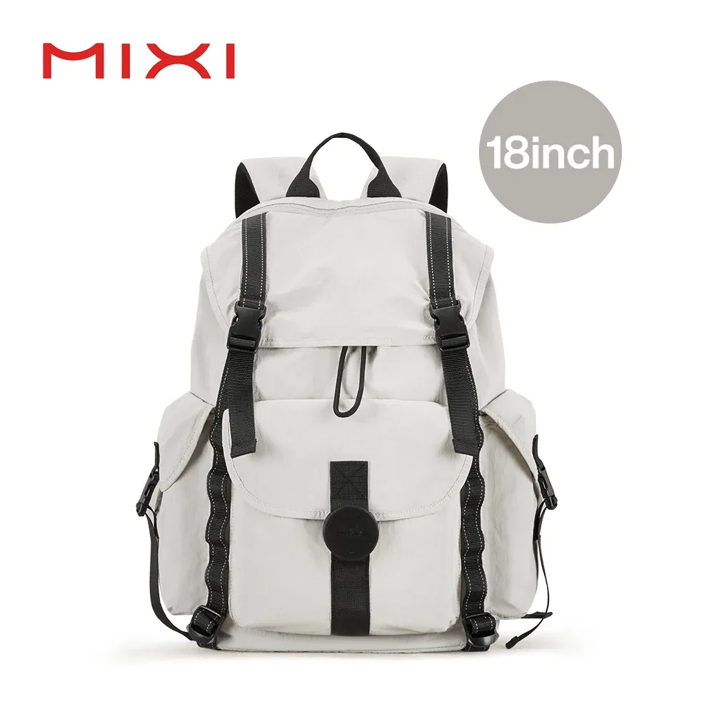 mixi – sac à dos de voyage pour ordinateur portable de 18 pouces, approuvé par le vol, convient à un ordinateur portable de 16 pouces, léger et étanche, pour randonnée