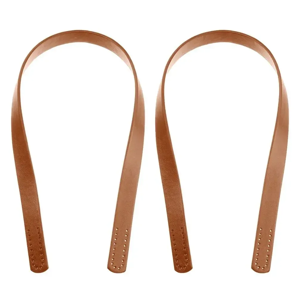 sangle de sac à bandoulière en cuir pu pour femmes et filles, 2 pièces, poignées de remplacement pour sac à main, ceinture, accessoire de sac, fait à la main, 60cm