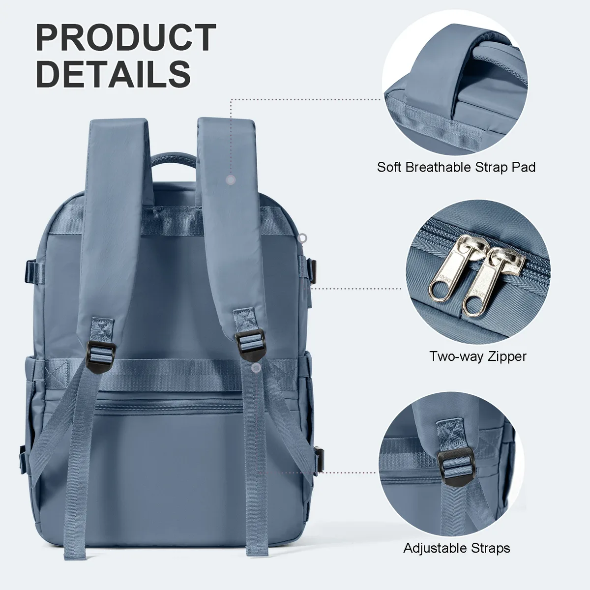 sac pour ordinateur portable sac à dos de voyage pour femmes grande capacité easyjet carry-ons 45x36x20 sac à dos ryanair 40x20x25, sac à dos de cabine pour hommes