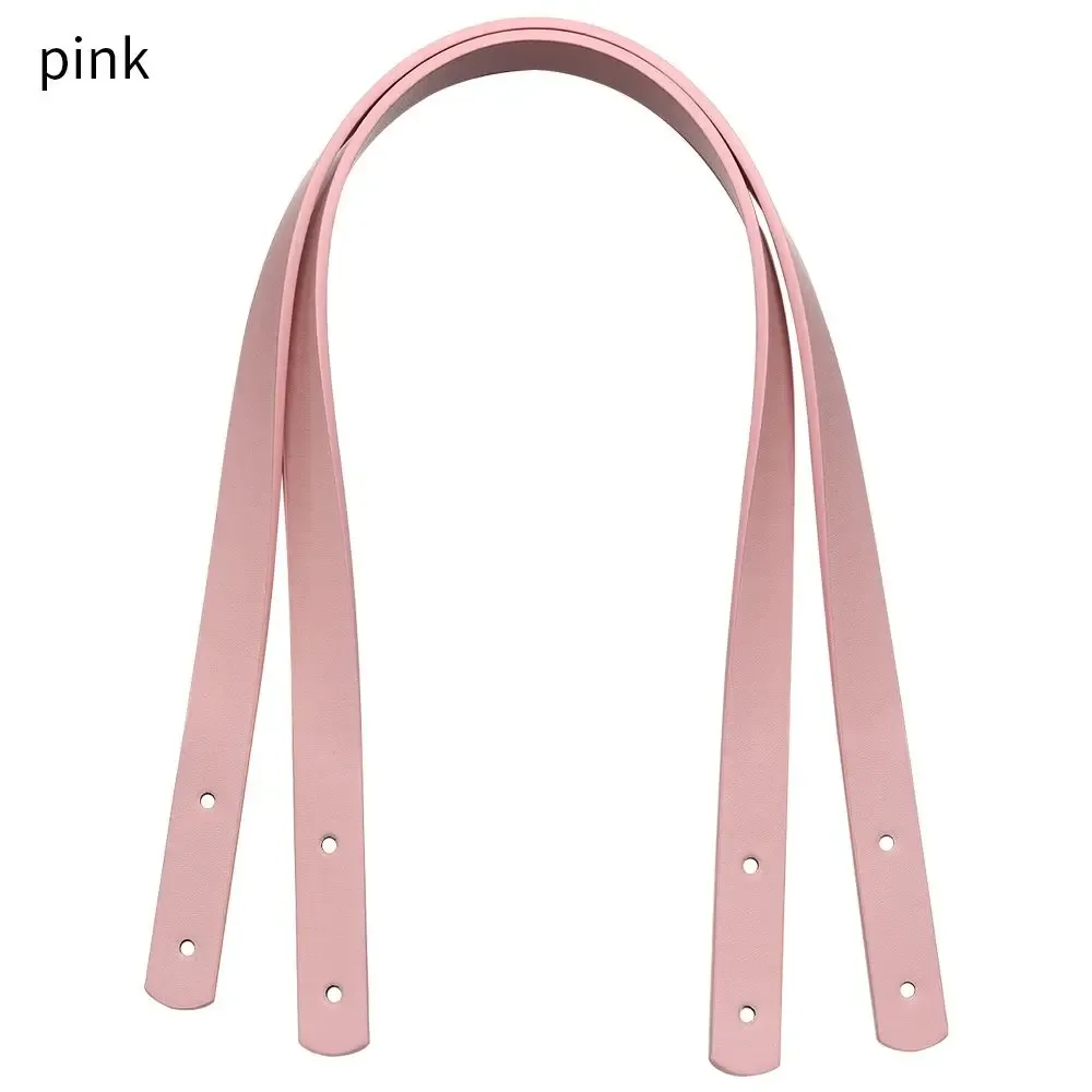lot de 2 poignées de sac en cuir pu détachables, bandes de sac à main, bandes de sac à bandoulière, poignées de boîte cadeau avec rivets