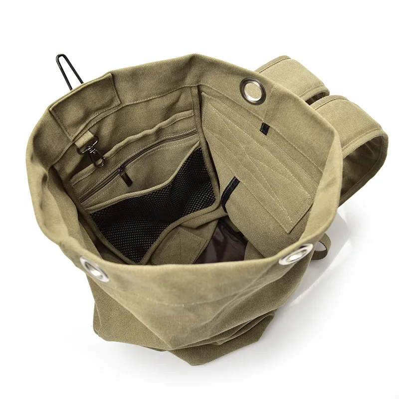 sac à dos de grande capacité pour hommes, sac de voyage, alpinisme, bagages masculins, seau en toile, sacs à bandoulière pour garçons et hommes