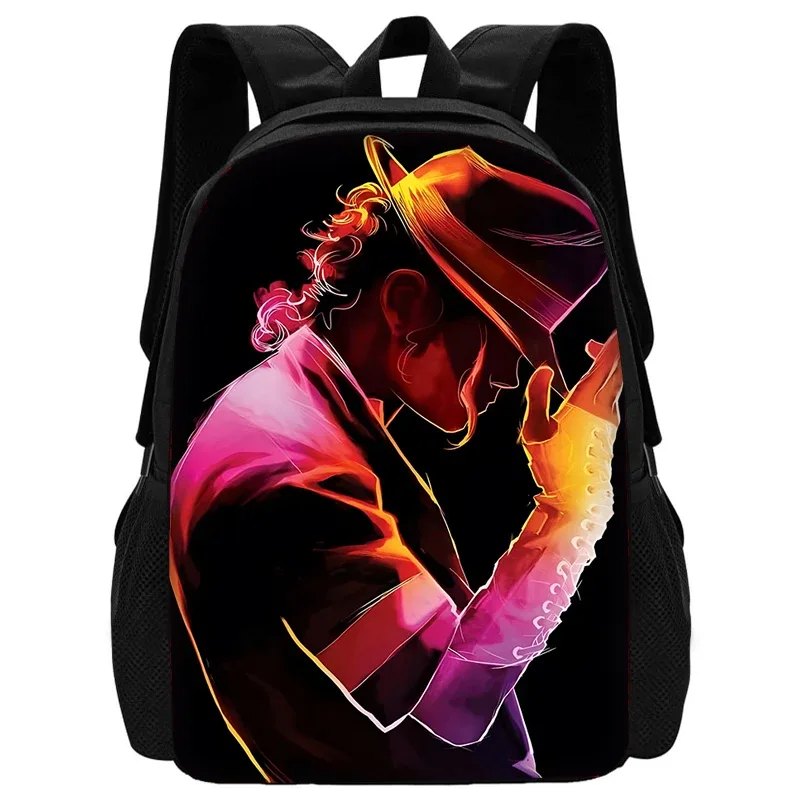 sac à dos pour enfants, chanteurs populaires, michaels jackson, avec sacs à déjeuner, sacs à crayons, sacs d'école pour garçons et filles, meilleur cadeau