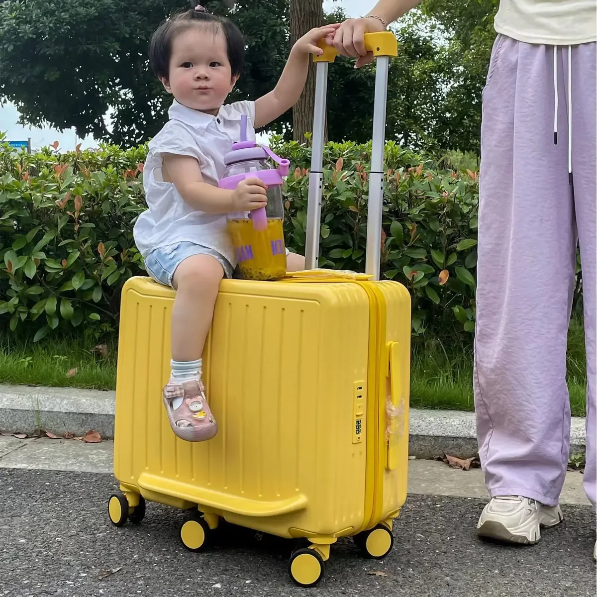 valise trolley pour enfants, gadget de marche pour bébé, petite valise pour garçon, peut rouler, fille, beau mot de passe