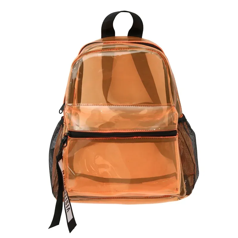 sac à dos transparent en gelée, sac de plage décontracté, sac à bandoulière double polyvalent pour les élèves du collège et du lycée et les étudiants de l'université