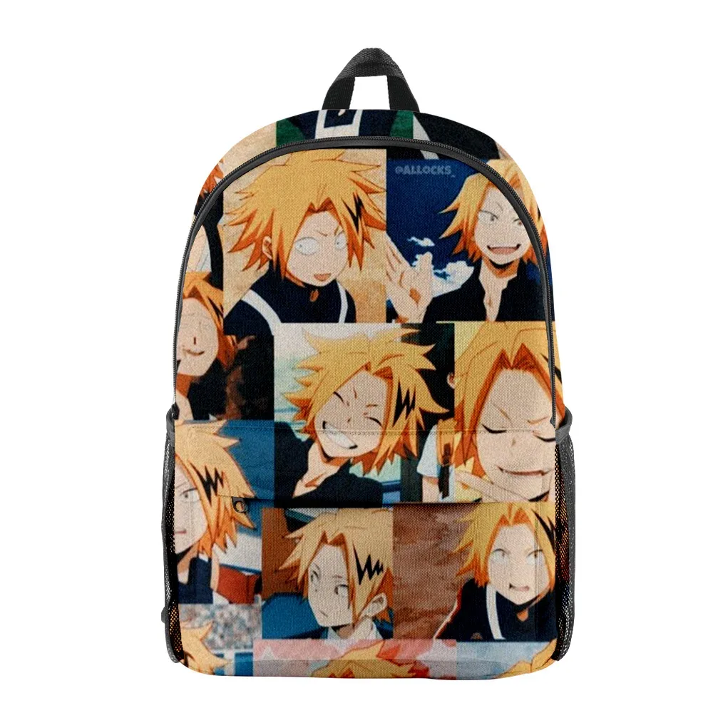 luxe populaire denki kaminari élève bookbag cahier sacs à dos impression 3d oxford imperméable garçons/filles voyage sacs à dos