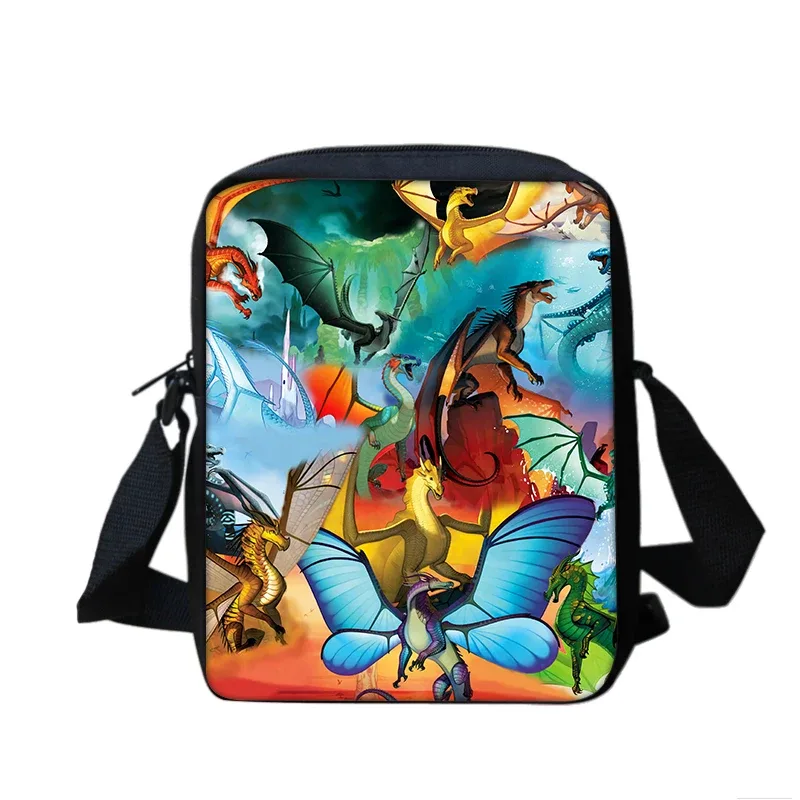 ensemble de sacs de téléphone wings of fire, sac à bandoulière avec sac initié, étui à crayons, boîte à crayons pour étudiants, meilleur cadeau, 2 pièces