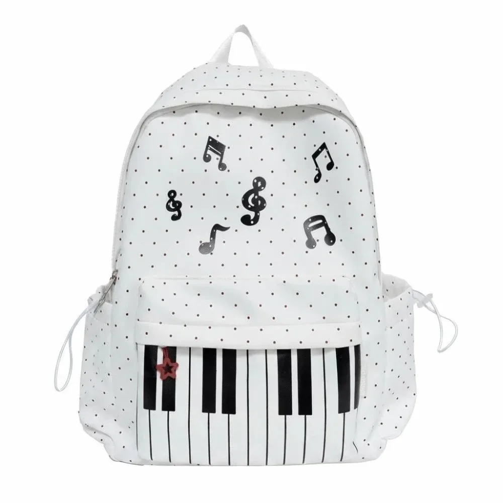 sac à dos pour piano en nylon, multi-poches, design léger, sac à dos pour clavier, résistant à l'usure, grande capacité, sac pour notes de musique, voyages de week-end