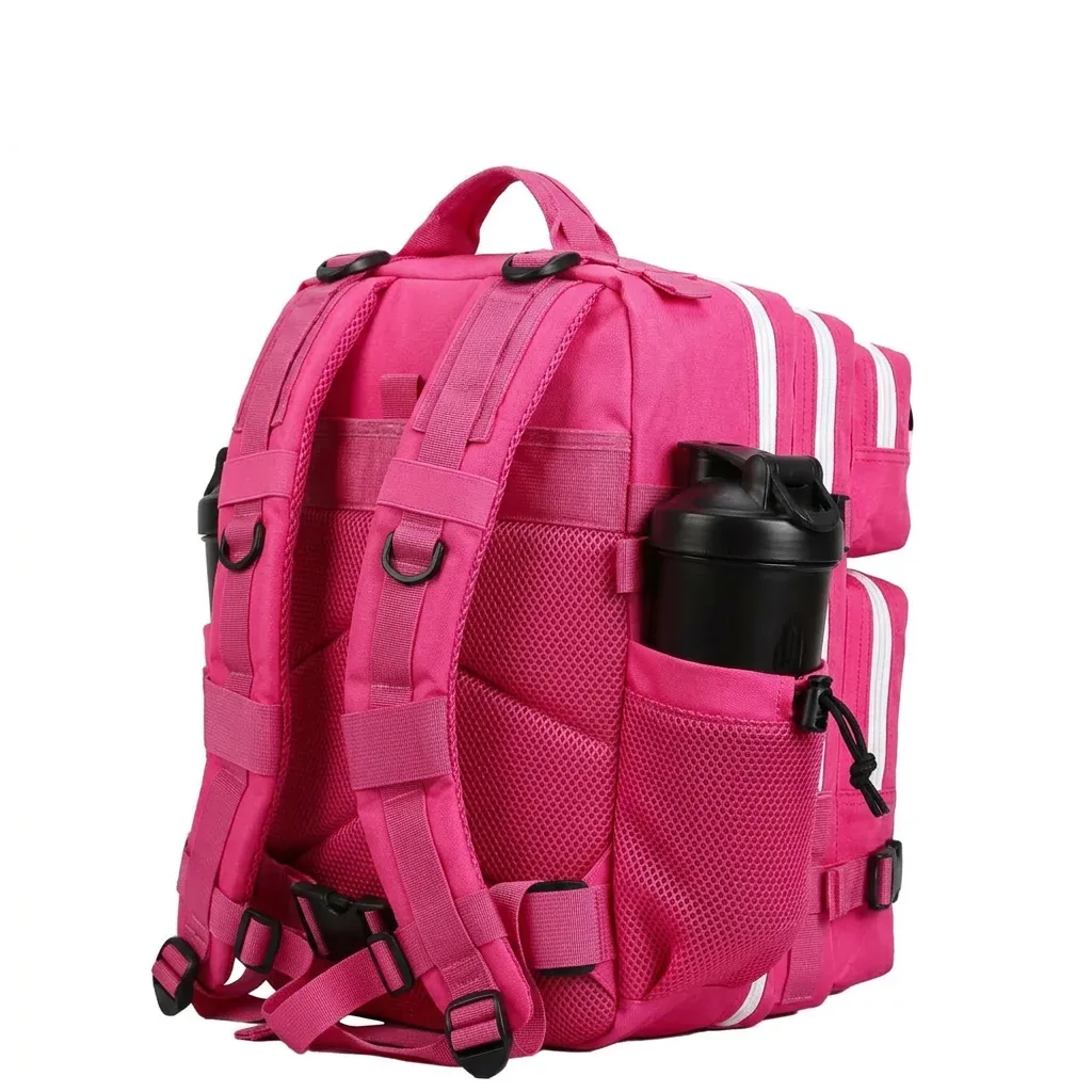 sac à dos tactique 25l pour femmes voyage en plein air randonnée bug out sac week-end exercice athlétisme sac à dos de gymnastique avec double porte-gobelet