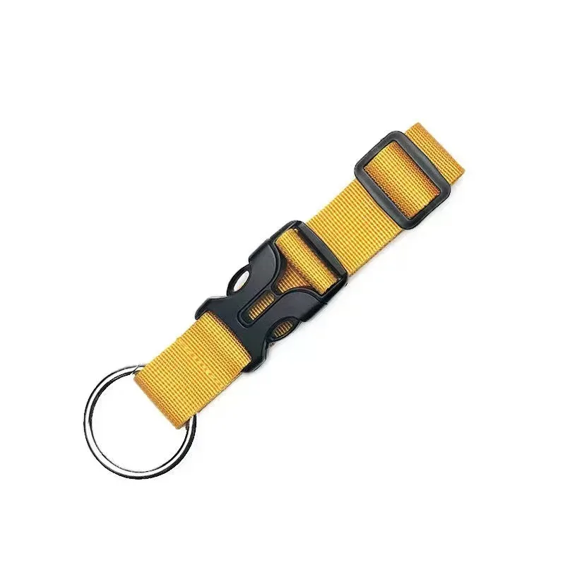 bracelet fixation nylon multicouleurs boucle suspension crochet sangle réglable sac dos voyage transport fixation travail sport utilité pratique