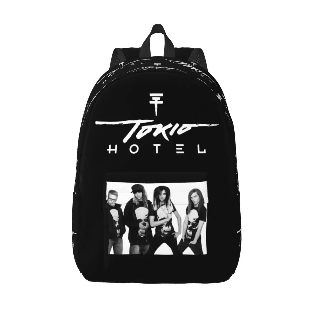 tokio hotel billkaulitz sac à dos pour hommes femmes décontracté étudiant affaires sac à dos rock musique ordinateur portable sac à bandoulière durable