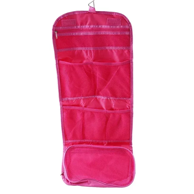 sac de rangement suspendu pliable, portable, étanche, trousse de maquillage cosmétique, rangement, trousse de toilette de voyage, accessoires de salle de bains de lavage
